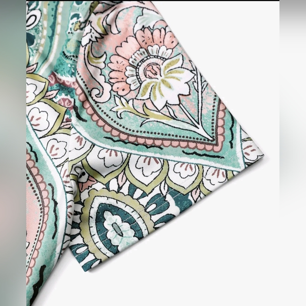 Elegant Paisley Print Maxi Dress - Picture 6 of 6